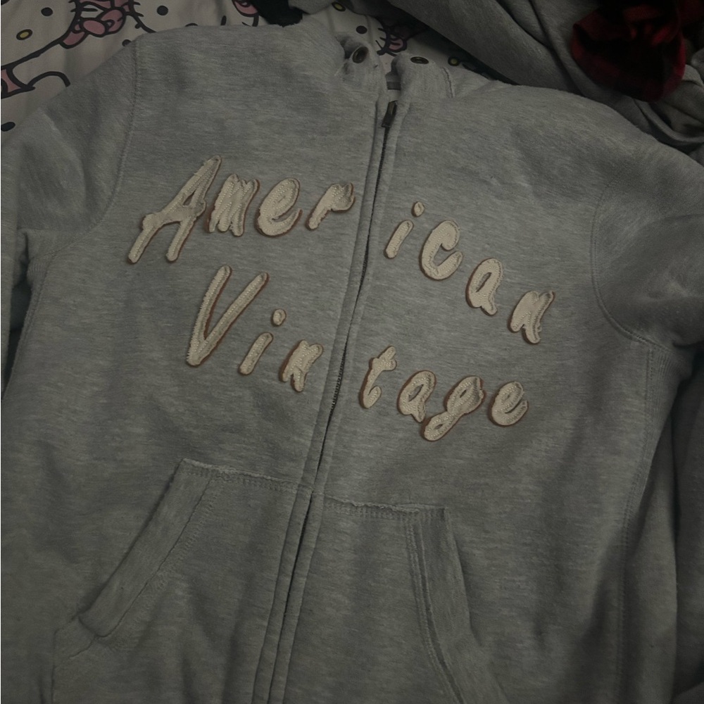 American Vintage Gray Hoodie